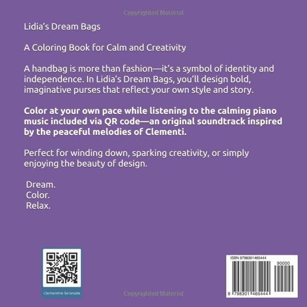 Lidia's Dream Bags: A Coloring Book to Ease Anxiety (Adult Coloring Books for Anxiety Relief)