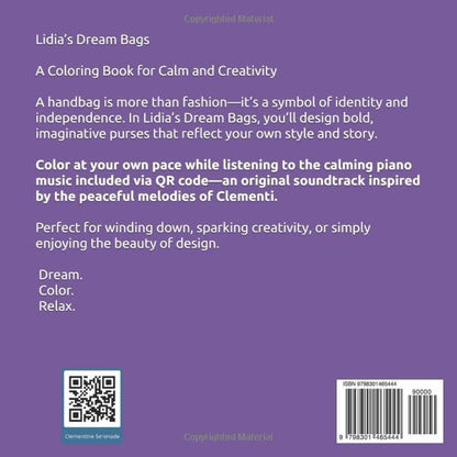 Lidia's Dream Bags: A Coloring Book to Ease Anxiety (Adult Coloring Books for Anxiety Relief)