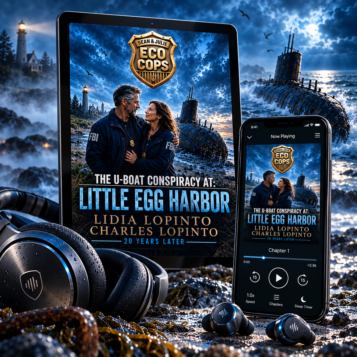 Audio Book: Eco Cops Episode 3: The U-boat Conspiracy at Little Egg Harbor (Copy)